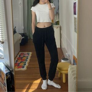 h&m black baggy sweatpants